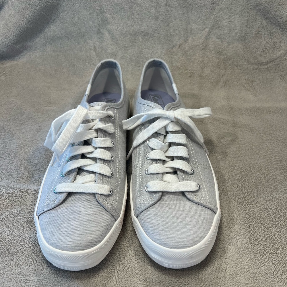 Keds Light Gray Canvas Sneakers